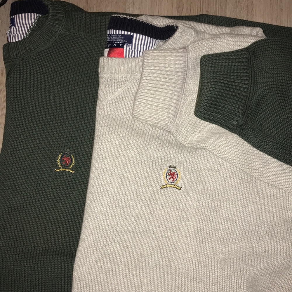 Tommy Hilfiger Thick Crew Sweater Bundle